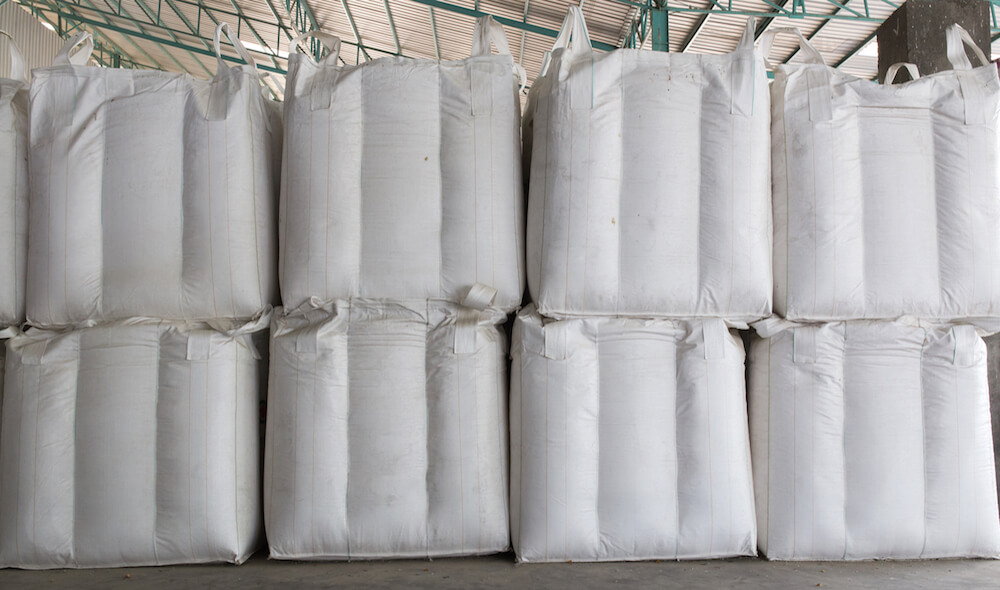 Bulk Bags of Agrana 8025 and 8017 cold mix corn starch